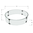 Table braséro Métropolis avec Foyer Gaz