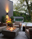 Table braséro Manhattan avec Foyer Gaz